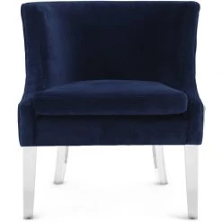 TOV VERA NAVY VELVET CHAIR