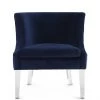 TOV VERA NAVY VELVET CHAIR