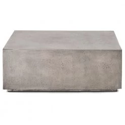 URBIA CONCRETE SQUARE BLOCK COFFEE TABLE Living Room