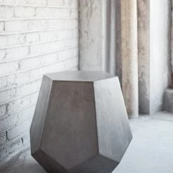 URBIA Living Room GEM CONCRETE STOOL
