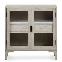 FOUR HANDS Furniture VIGGO VINTAGE WHITE OAK CABINET NIGHTSTAND