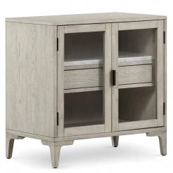 FOUR HANDS Furniture VIGGO VINTAGE WHITE OAK CABINET NIGHTSTAND