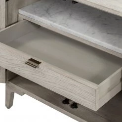 FOUR HANDS Furniture VIGGO VINTAGE WHITE OAK CABINET NIGHTSTAND