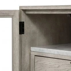 FOUR HANDS Furniture VIGGO VINTAGE WHITE OAK CABINET NIGHTSTAND