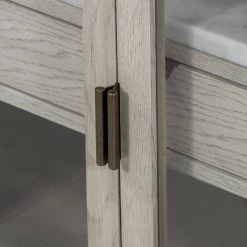 FOUR HANDS Furniture VIGGO VINTAGE WHITE OAK CABINET NIGHTSTAND