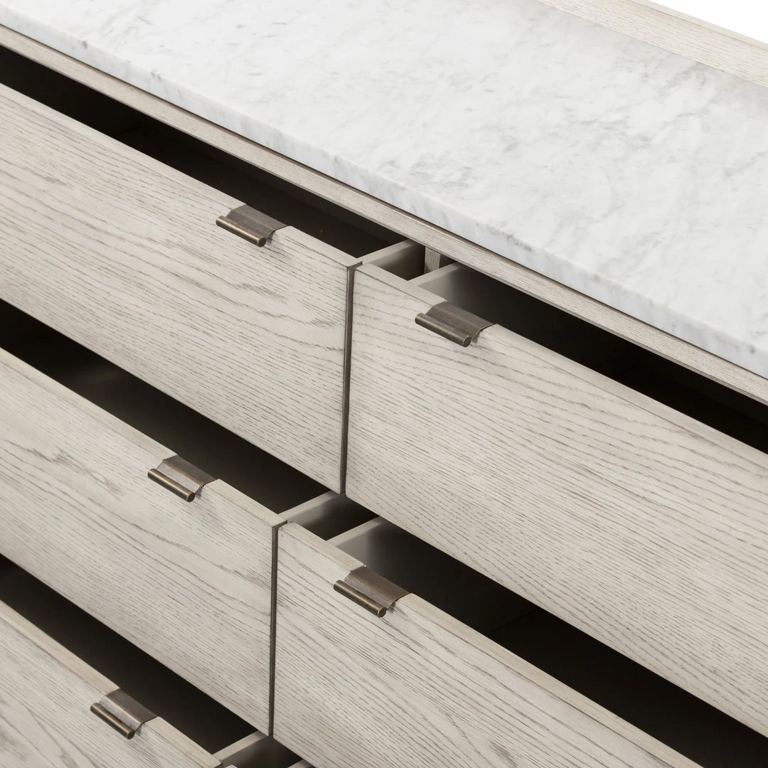 FOUR HANDS VIGGO VINTAGE WHITE OAK DRESSER 8 FOUR HANDS VIGGO VINTAGE WHITE OAK DRESSER