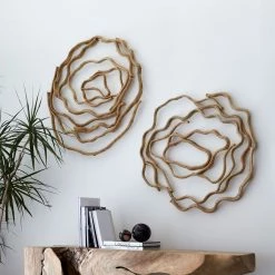 PHILLIPS COLLECTION VINE WALL FLOWER Wall Sculptures + Decor