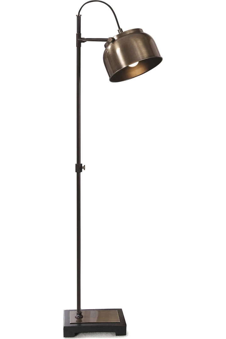 UTTERMOST Lighting VINTAGE BRASS INDUSTRIAL FLOOR LAMP 1 UTTERMOST Lighting VINTAGE BRASS INDUSTRIAL FLOOR LAMP