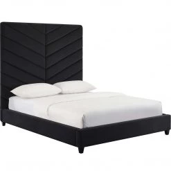 TOV Furniture VIVI BLACK VELVET BED