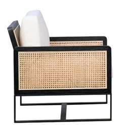 DOVETAIL Furniture VIZCAYA CANE CHAIR