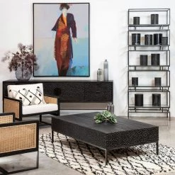 DOVETAIL Furniture VIZCAYA CANE CHAIR