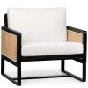 DOVETAIL Furniture VIZCAYA CANE CHAIR