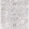 SURYA NICIA RUG: SILVER, BLACK