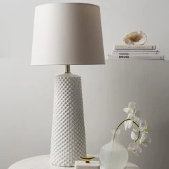 SURYA Lighting WILLA LAMP: WHITE