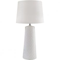 SURYA Lighting WILLA LAMP: WHITE