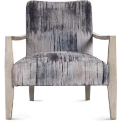 UTTERMOST WATERCOLOR CHENILLE ARM CHAIR Furniture