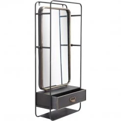 ZUO WATSON INDUSTRIAL STORAGE WALL MIRROR Mirrors