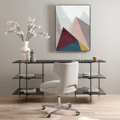FOUR HANDS TASK DESK CHAIR: MANOR GREY