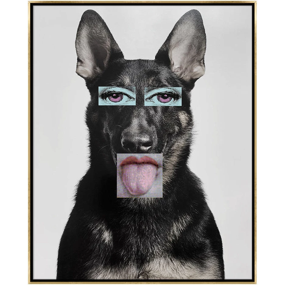 L ART Wall Art "WEIRD DOG" CANVAS ART 1 L ART Wall Art "WEIRD DOG" CANVAS ART