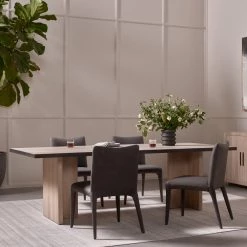 FOUR HANDS WESSON DINING TABLE: ASHEN WALNUT