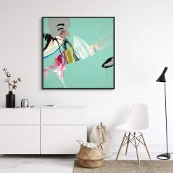 L ART Wall Art "WHIRLY II" CANVAS ART