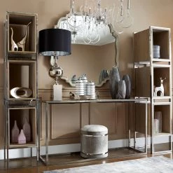 CYAN WHITE CERAMIC CRYSTAL TOP CONTAINERS