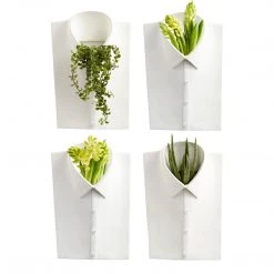 CYAN Wall Sculptures + Decor CHEMISE WHITE SHIRT WALL DECOR