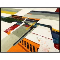 L ART "WHITE SPACE II" CANVAS ART