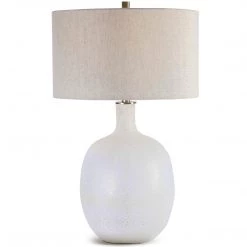 UTTERMOST Lighting WHITEOUT MOTTLED GLASS TABLE LAMP