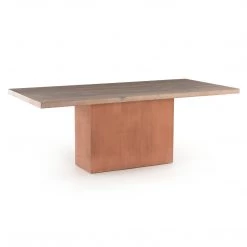 FOUR HANDS COPPER CANYON WHITE WASH ACACIA DINING TABLE