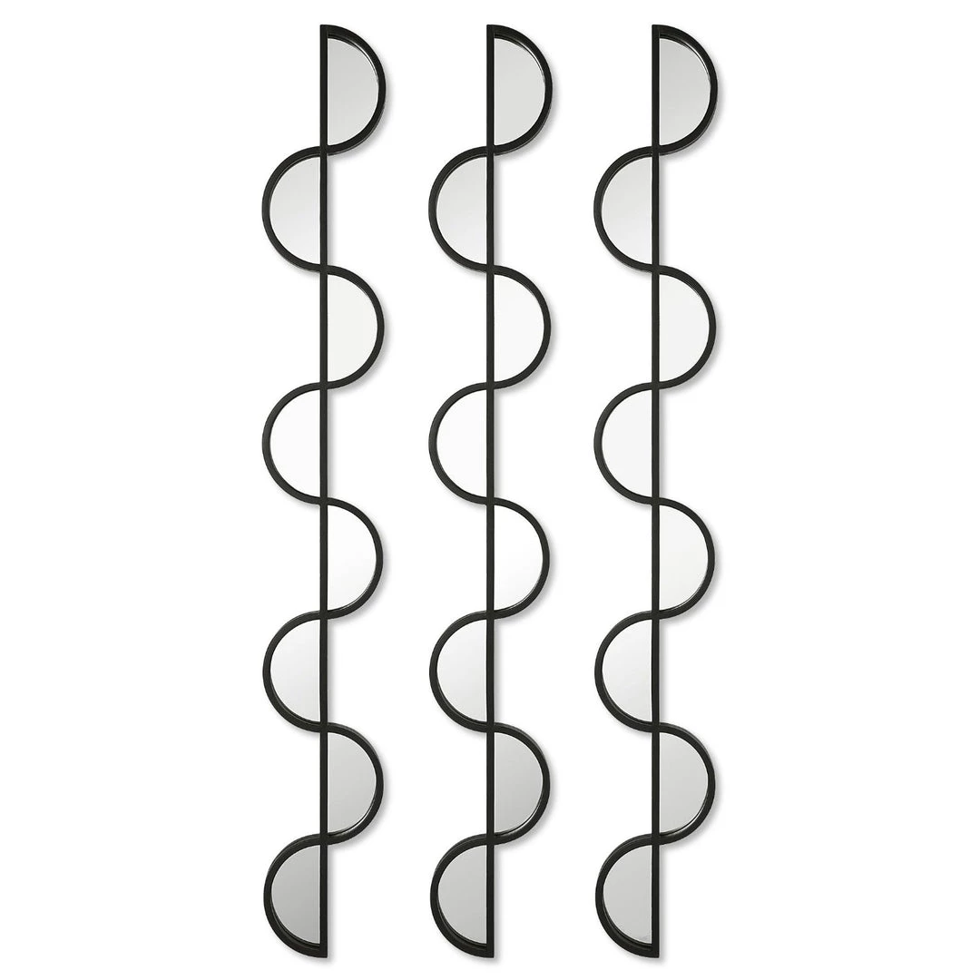 UTTERMOST WISP MIRRORED WALL PANELS | SET OF 3 1 UTTERMOST WISP MIRRORED WALL PANELS | SET OF 3