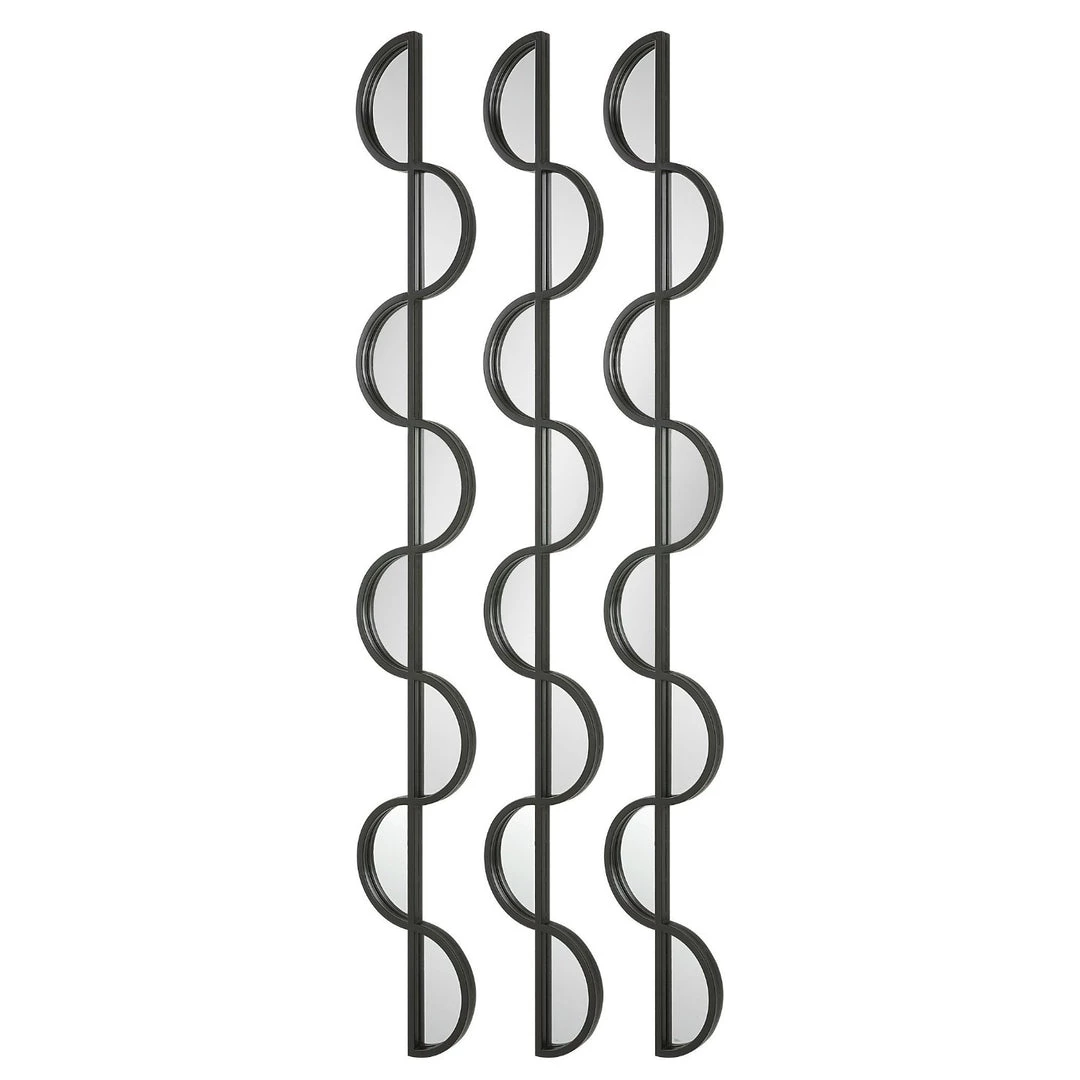 UTTERMOST WISP MIRRORED WALL PANELS | SET OF 3 5 UTTERMOST WISP MIRRORED WALL PANELS | SET OF 3