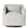FOUR HANDS YORK SWIVEL CHAIR: MONTERRY PEBBLE