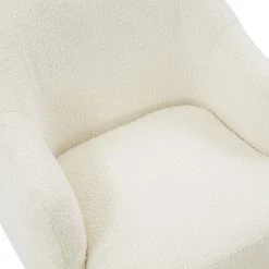 VIG ZAZA IVORY BOUCLÉ SWIVEL CHAIR 9 VIG ZAZA IVORY BOUCLÉ SWIVEL CHAIR