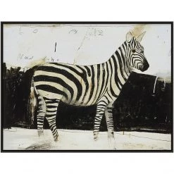 L ART Wall Art "ZEBRA" CANVAS ART