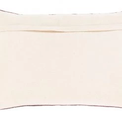 SURYA ZENDAYA BLOCK PRINT LUMBAR PILLOW: PLUM MULTI Pillows + Decor