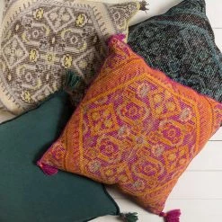 SURYA HILO PILLOW: FUCHSIA, ORANGE Pillows + Decor