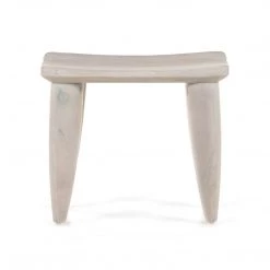 FOUR HANDS Furniture ZURI IVORY TEAK ACCENT STOOL