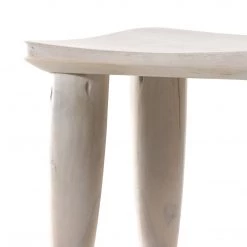 FOUR HANDS Furniture ZURI IVORY TEAK ACCENT STOOL