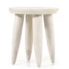 FOUR HANDS ZURI IVORY TEAK ACCENT TABLE Furniture