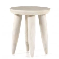 FOUR HANDS ZURI IVORY TEAK ACCENT TABLE Furniture