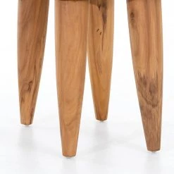 FOUR HANDS Furniture ZURI NATURAL TEAK ACCENT STOOL