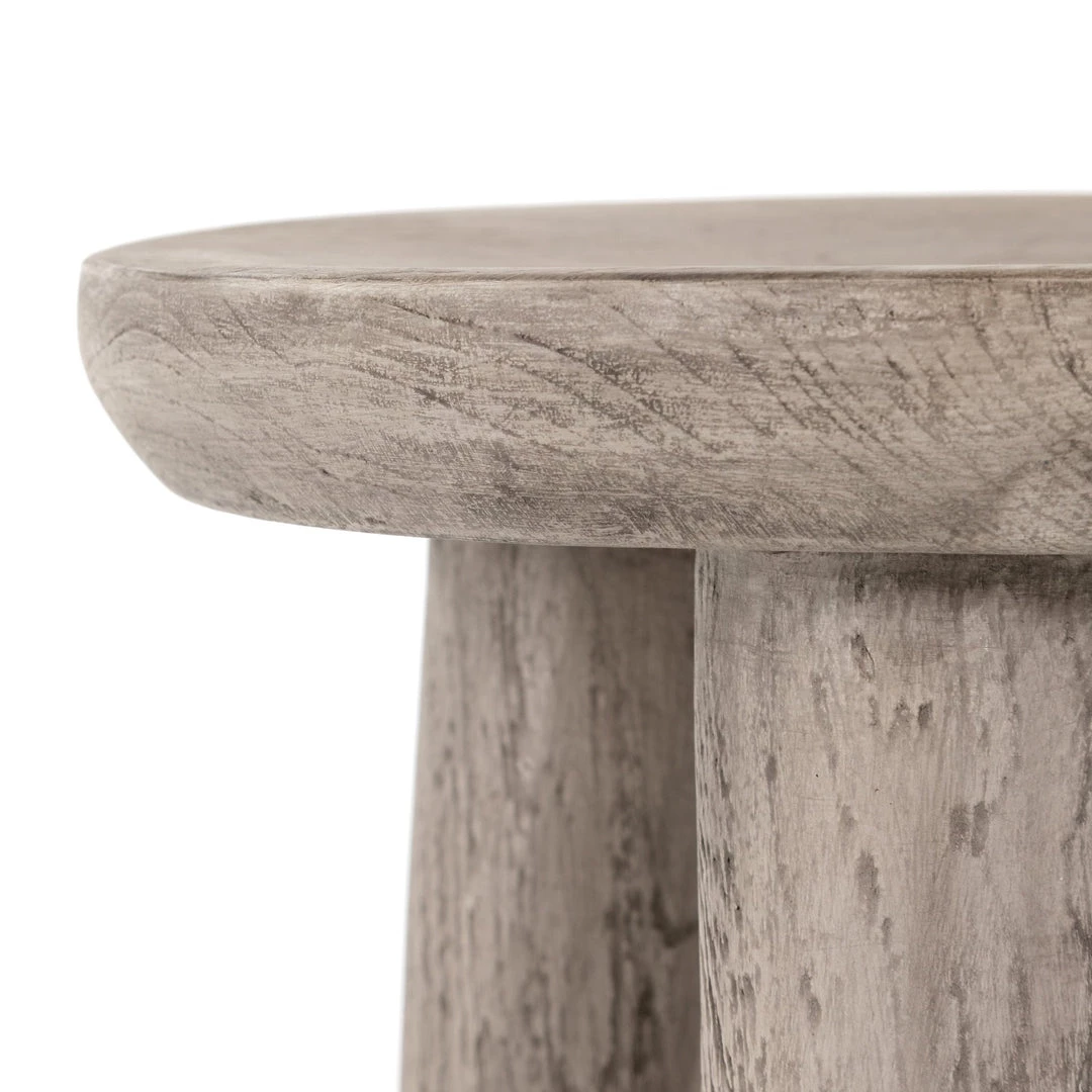 FOUR HANDS ZURI WEATHERED GREY TEAK ACCENT TABLE 3 FOUR HANDS ZURI WEATHERED GREY TEAK ACCENT TABLE